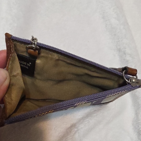 Coach Card Holder w/ Key Ring - Picture 4 of 5